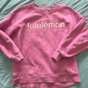 Lululemon Pink Sweatshirt/Medium